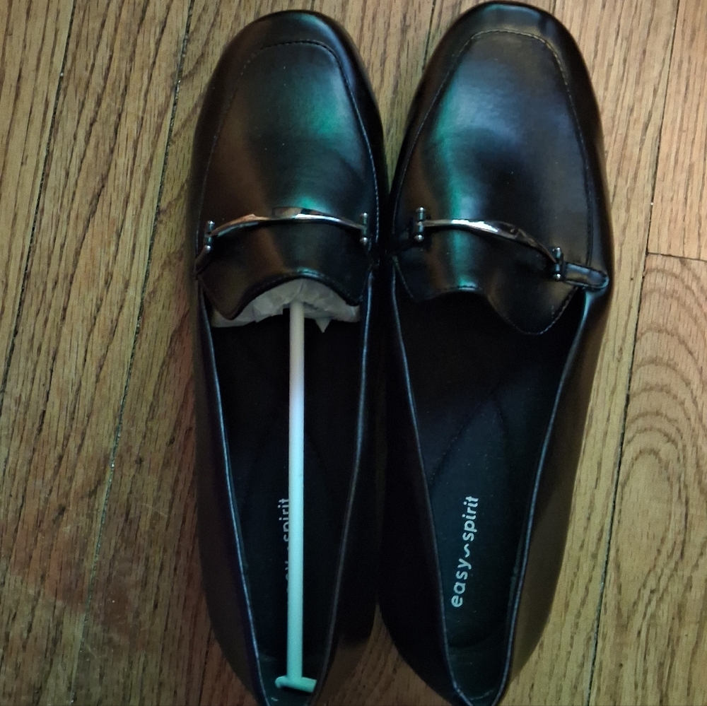 Easy Spirit Arena 3 - Black Slip On Comfort Walking Casual Flats. Size 11W. New!